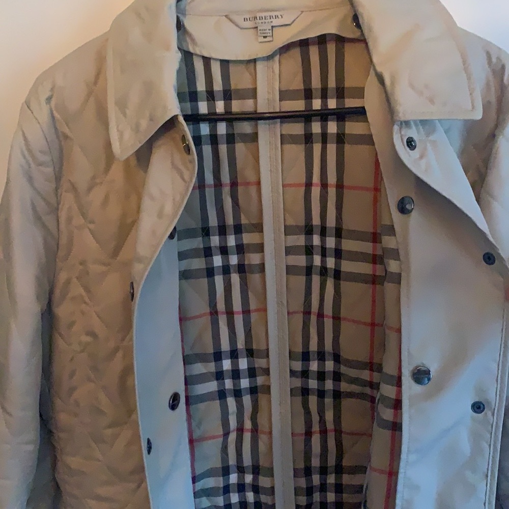 Burberry Quilted Jacket (Khaki) - Picture 8 of 14